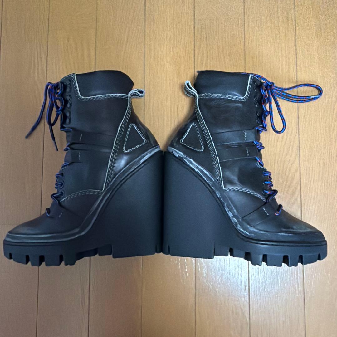 DIESELハイヒールブーツ ブラック 38サイズ　24.5センチ