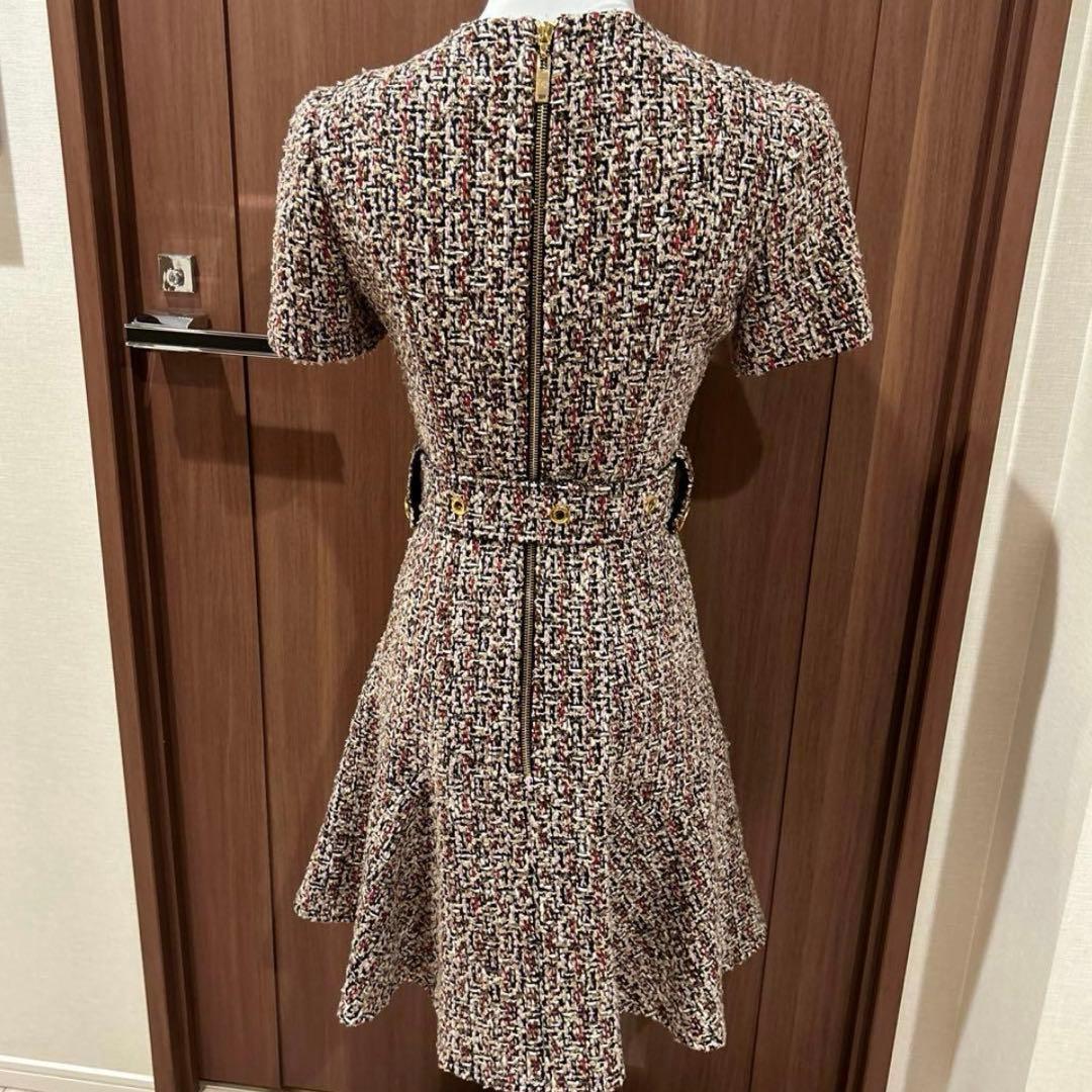 【美品】ルイヴィトン 21AW ツイード ワンピース モノグラム