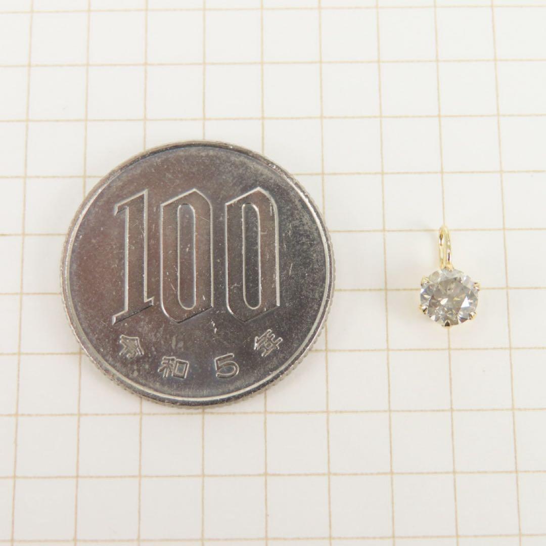 N*e様 【本物保証】K18YG 天然ダイヤモンド 0.4ct チャーム　新品