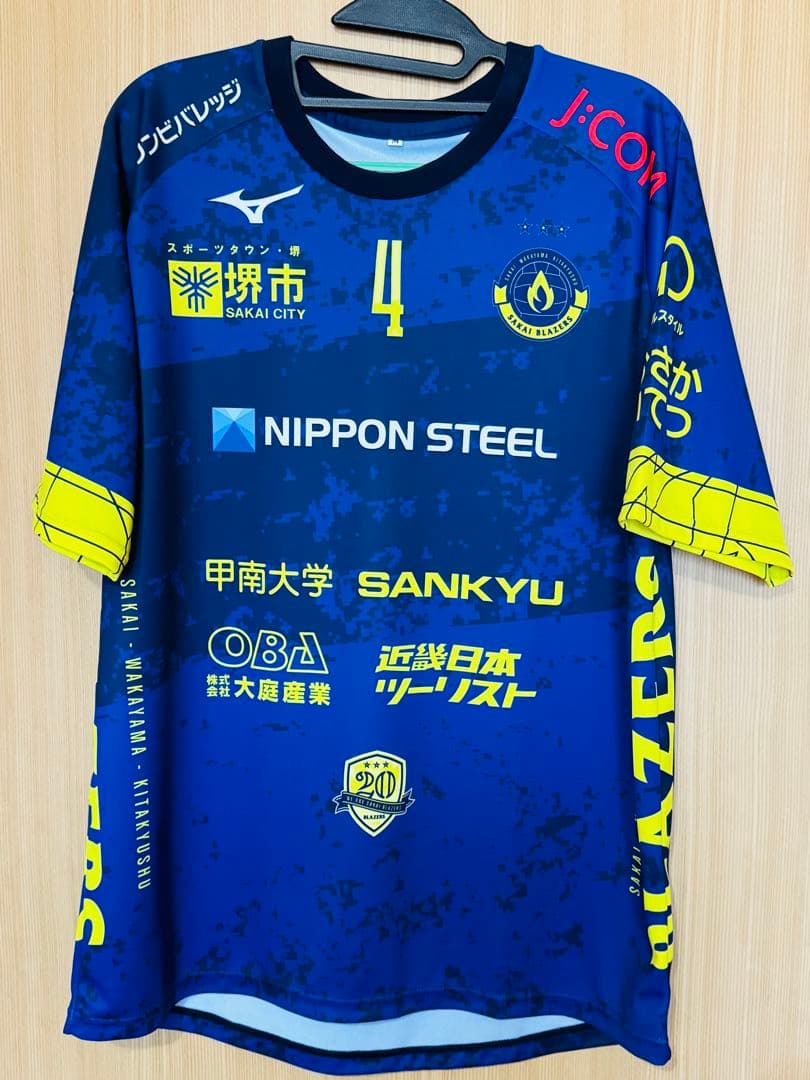 堺ブレイザーズ 髙野直哉 ユニフォームデザインTシャツ Mサイズ 2点