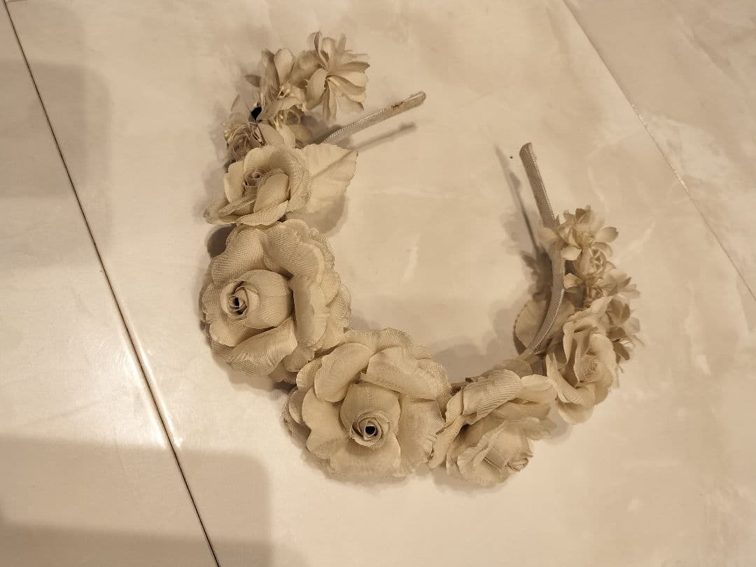 ヴィクトリアンメイデン　エレガントローズガーランドカチューシャ