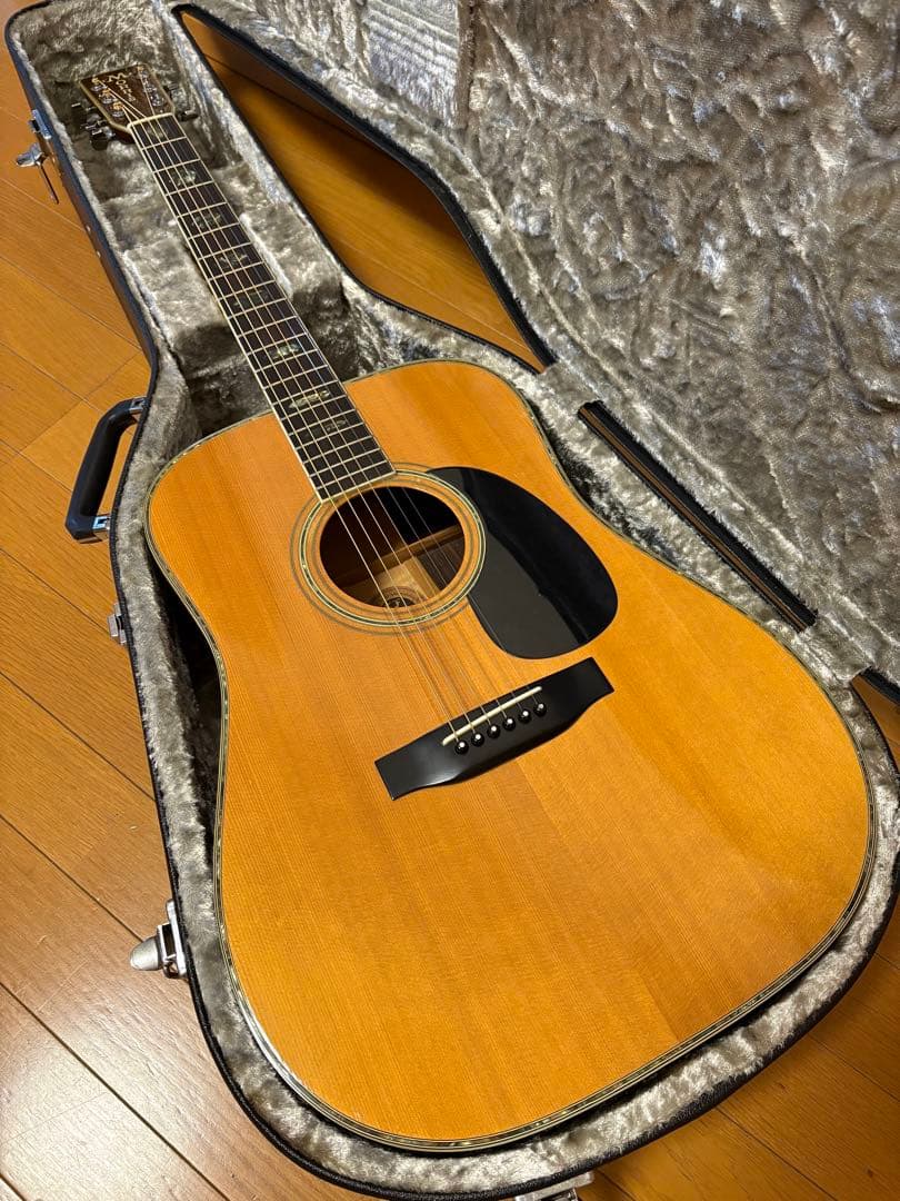 Morris W-50 単板トップ アコースティックギター 専用ハードケース付