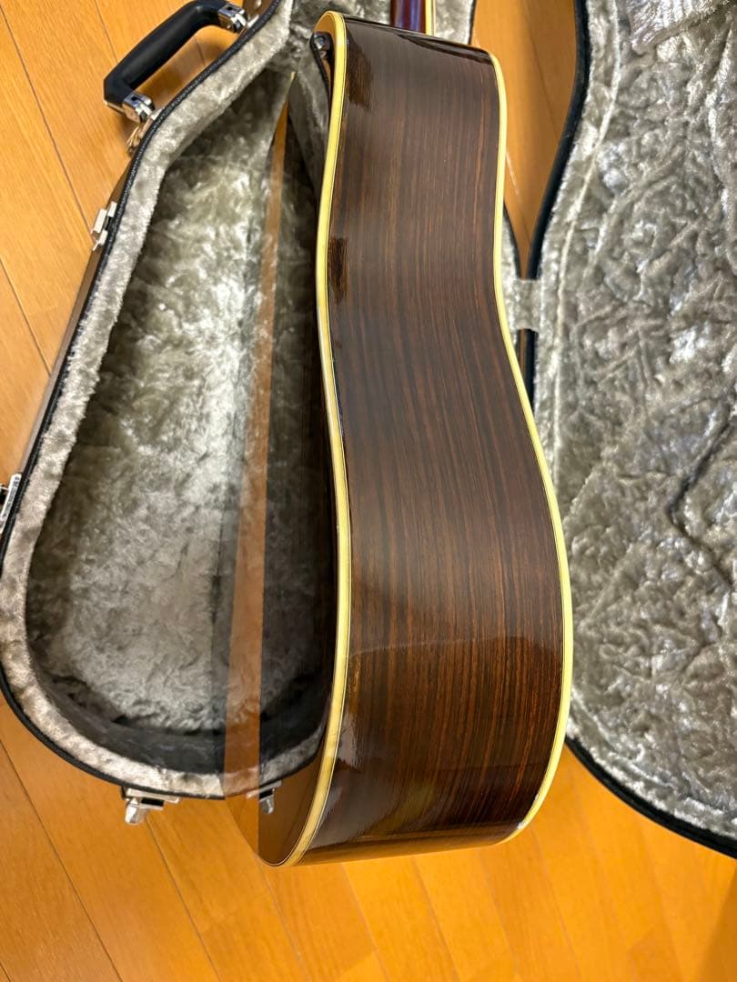 Morris W-50 単板トップ アコースティックギター 専用ハードケース付