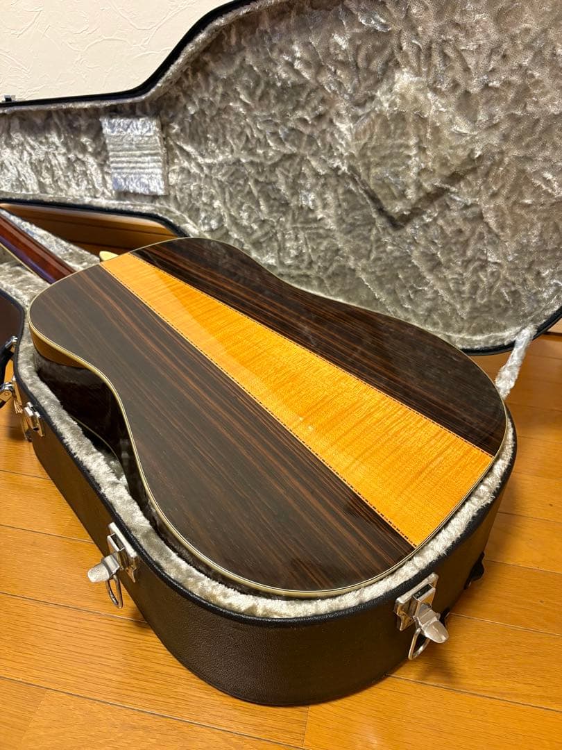 Morris W-50 単板トップ アコースティックギター 専用ハードケース付