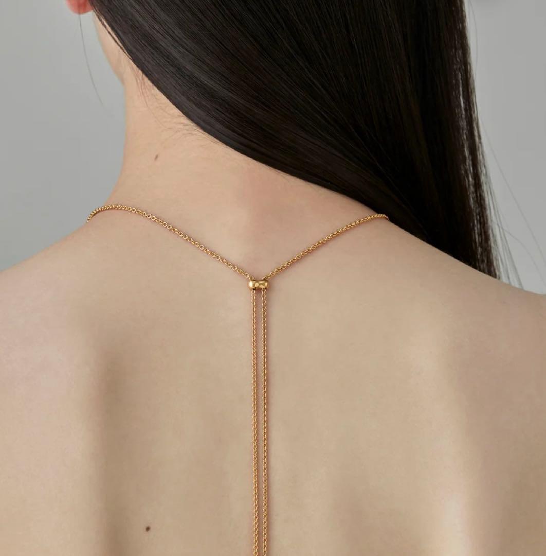 新品同様★PLOW★Cord Necklace Gold 70cmお値下げ不可