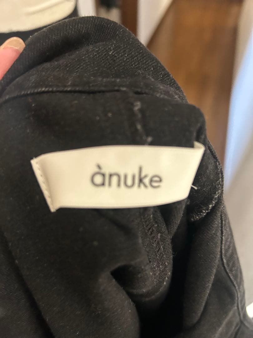 anuke アンヌーク　ブラックデニムジャケット　ほぼ新品
