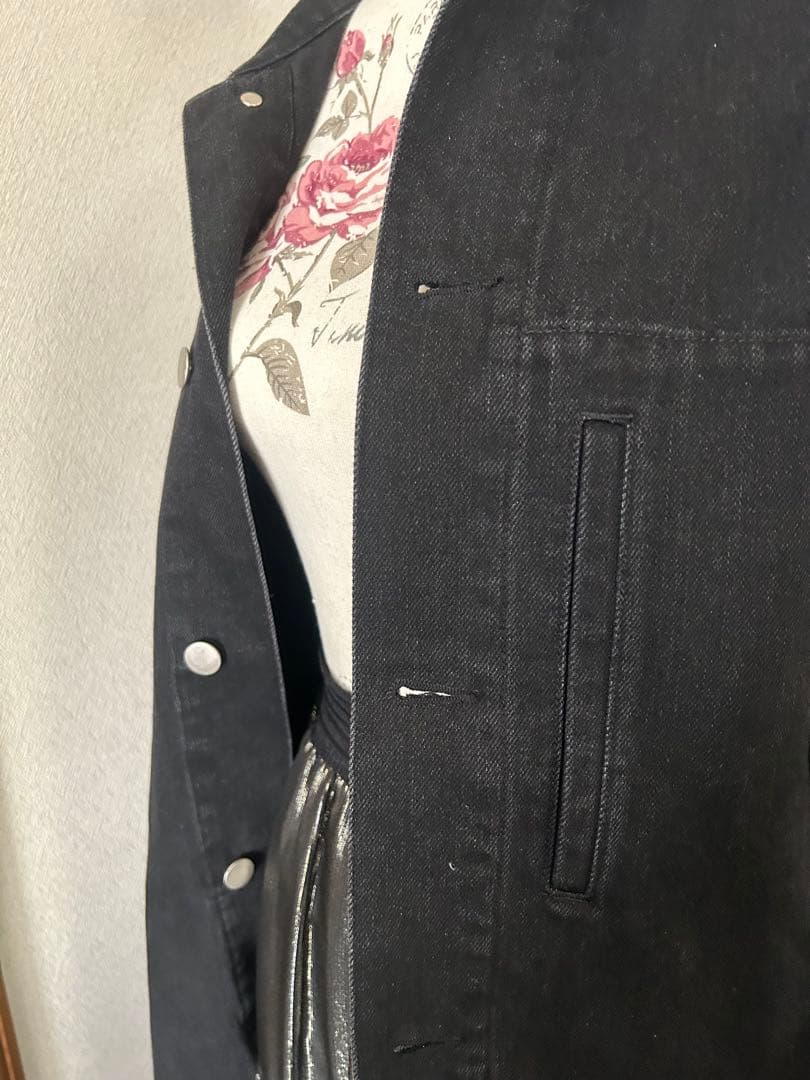 anuke アンヌーク　ブラックデニムジャケット　ほぼ新品