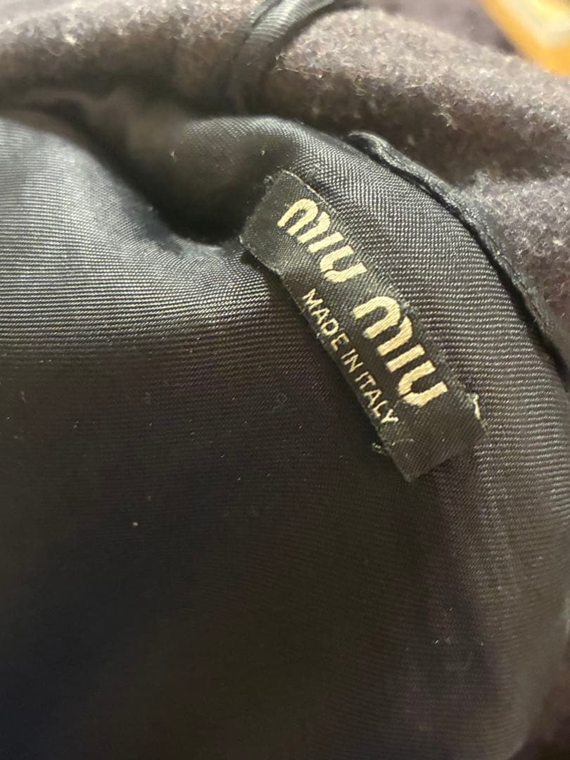 Miu Miu ブラック ダッフルコート