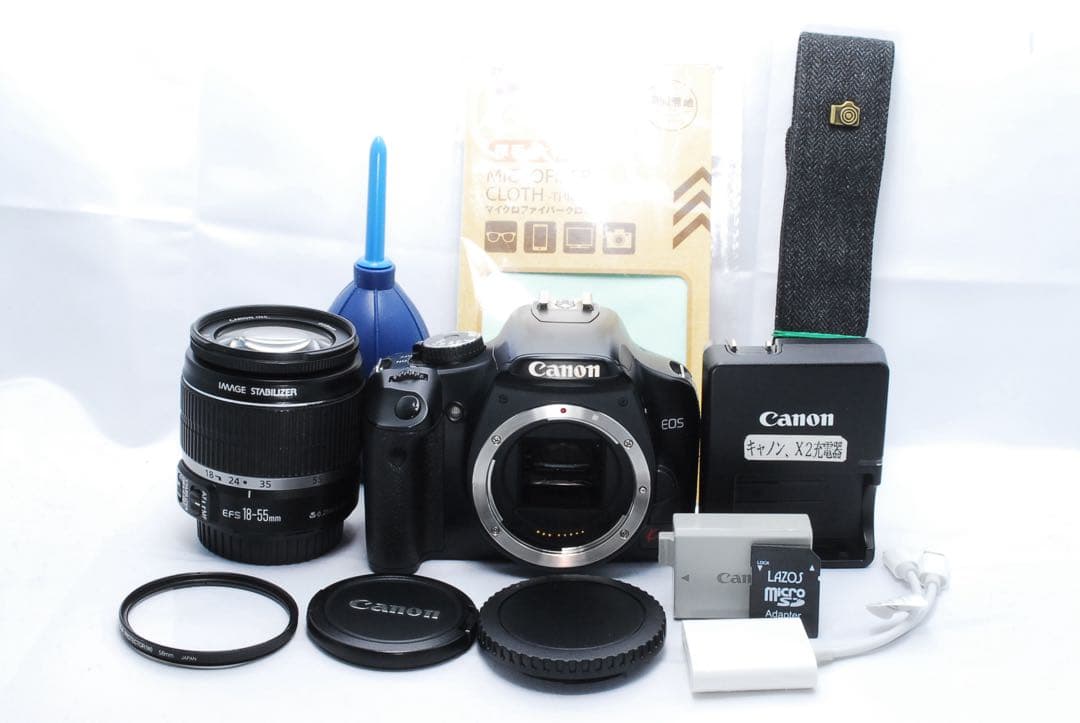 届いてすぐ使える✨CanonKiss X3✨スマホ転送可✨✨一眼レフ✨入門モデル