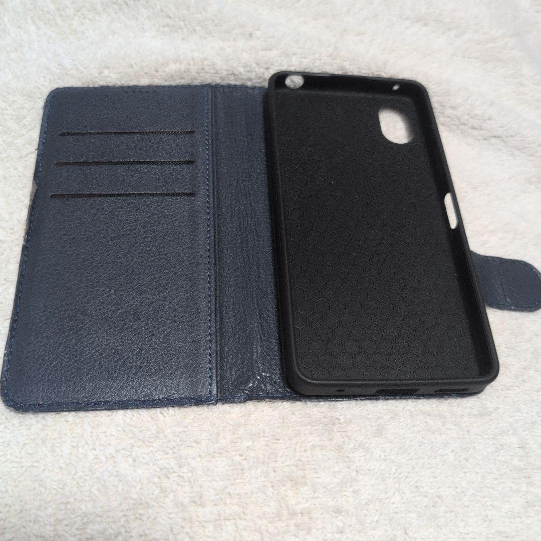 Xperia Ace III SOG08 ブルー au 本体 ケース付き