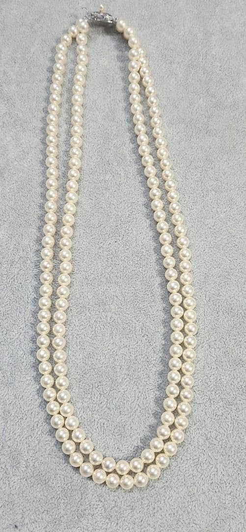 ※3点おまとめ※　パールネックレス　パールイヤリング　2連パール