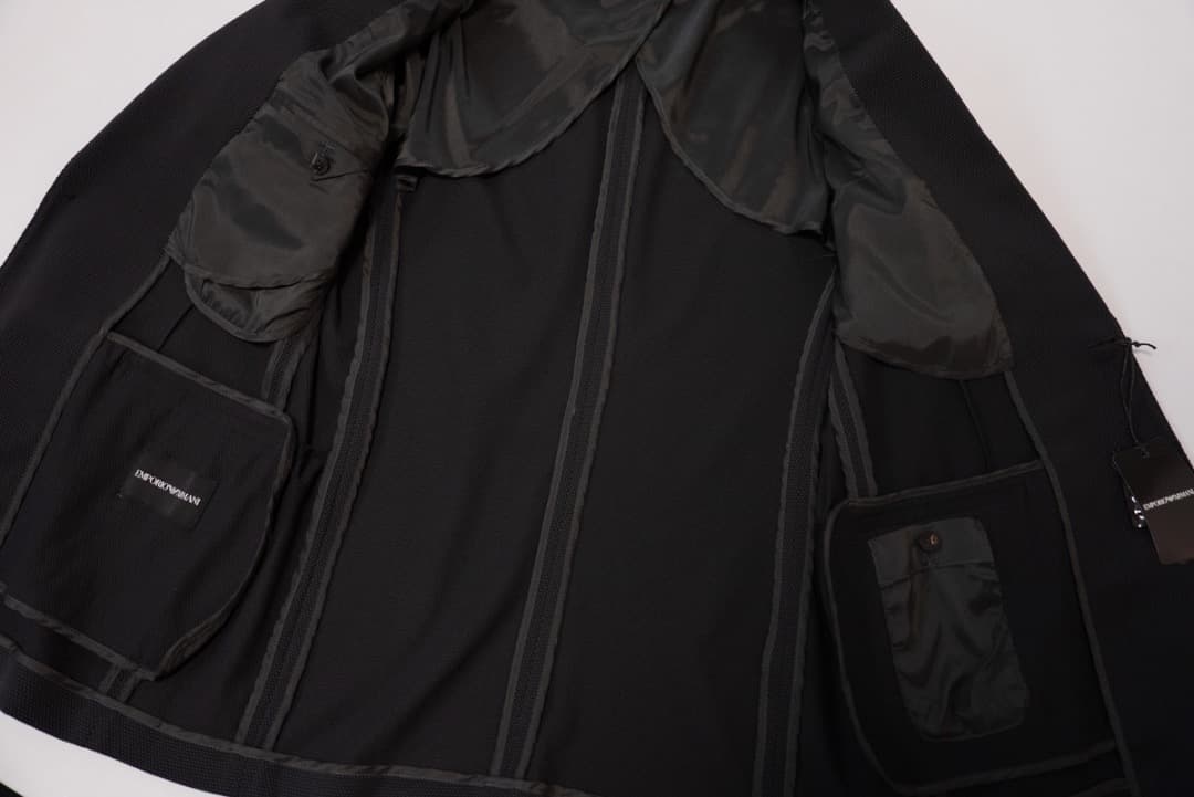 新品★正規品★エンポリオアルマーニ アンコンジャケット 紺色 52サイズ 春夏物