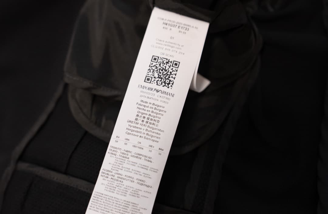 新品★正規品★エンポリオアルマーニ アンコンジャケット 紺色 52サイズ 春夏物