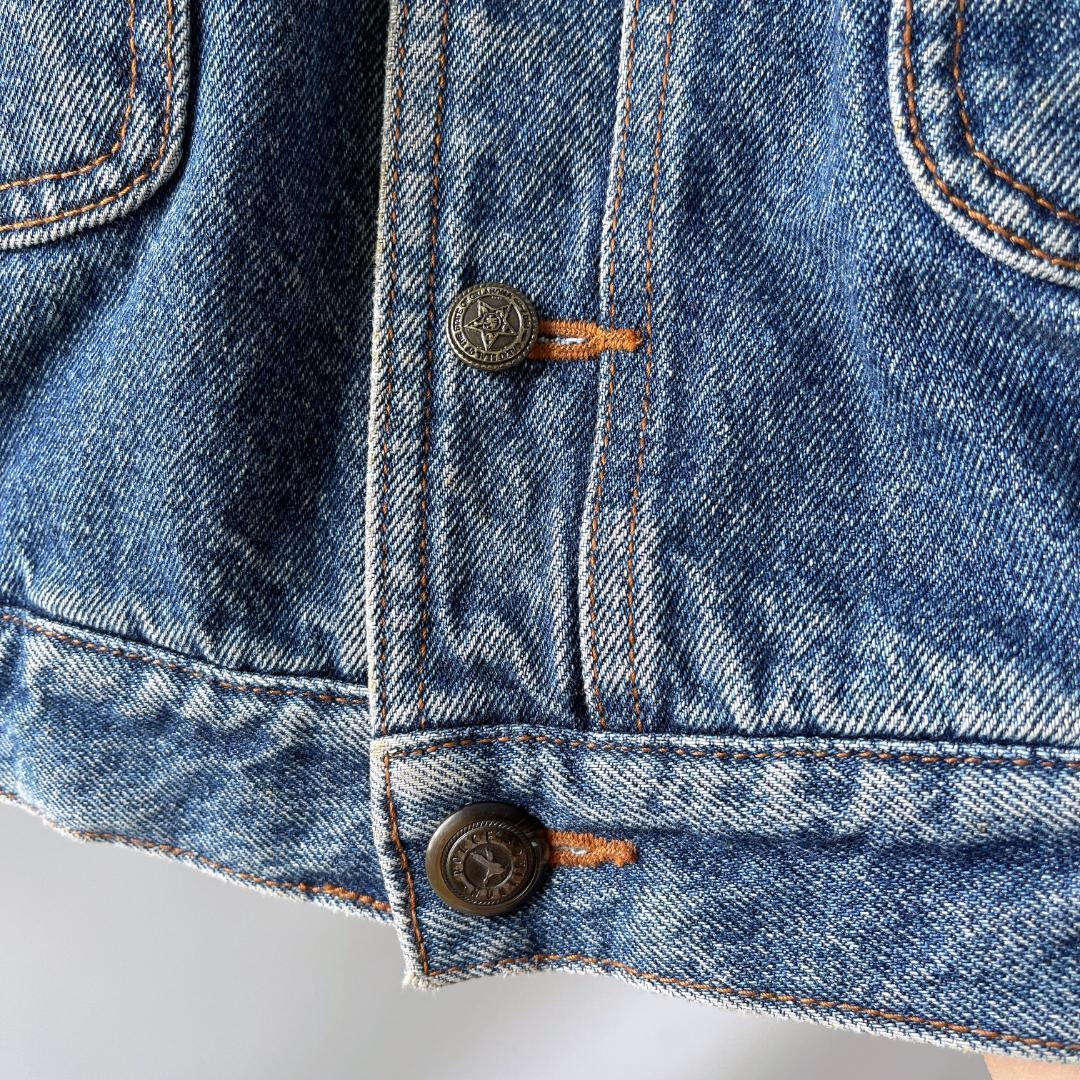 vintage オーバーデニムブルゾンジャケット ドリズラーボックス型 アメカジ