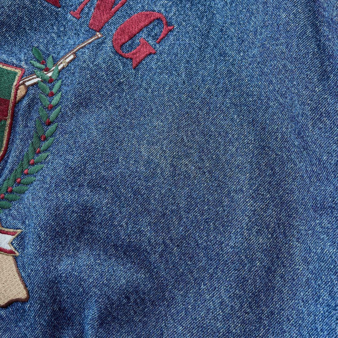 vintage オーバーデニムブルゾンジャケット ドリズラーボックス型 アメカジ