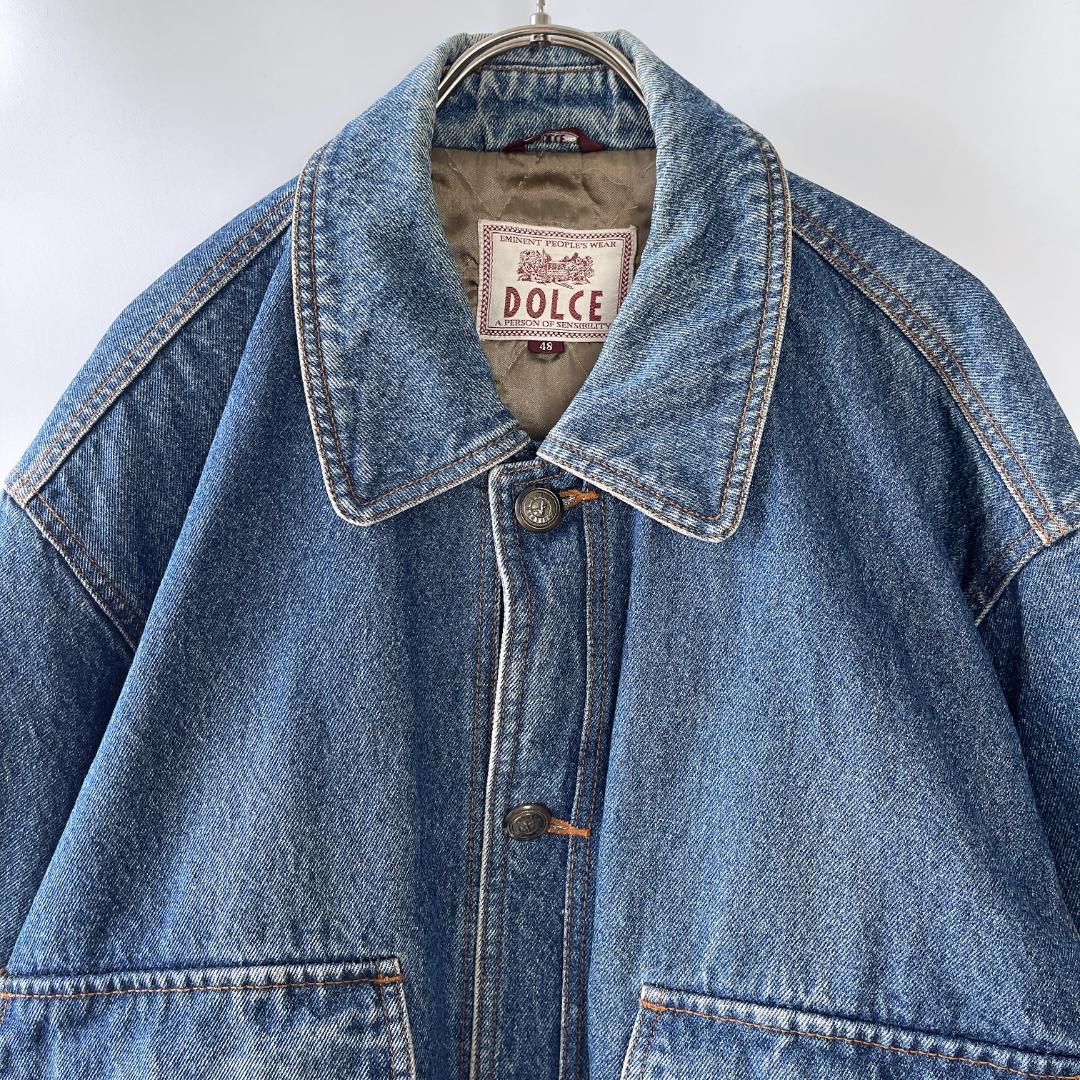vintage オーバーデニムブルゾンジャケット ドリズラーボックス型 アメカジ