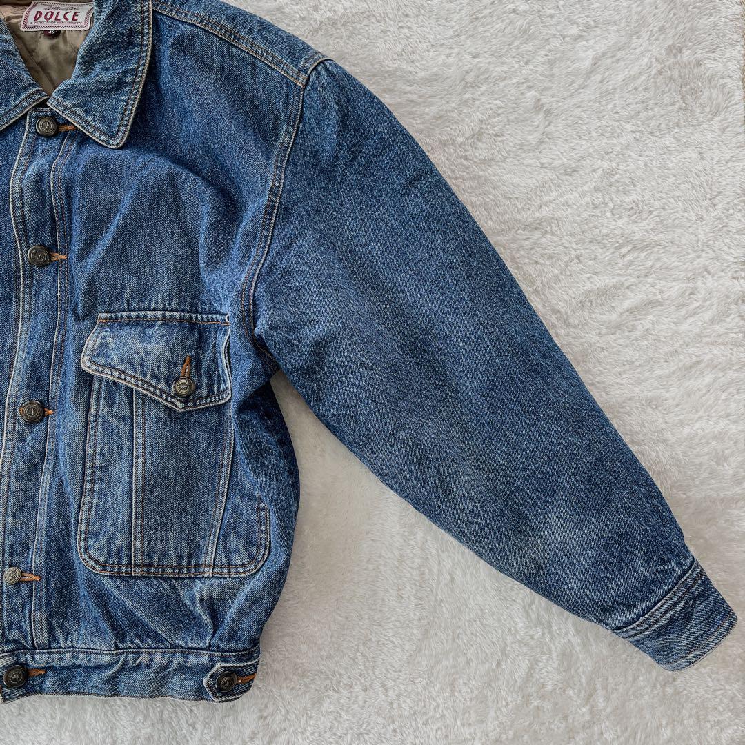 vintage オーバーデニムブルゾンジャケット ドリズラーボックス型 アメカジ