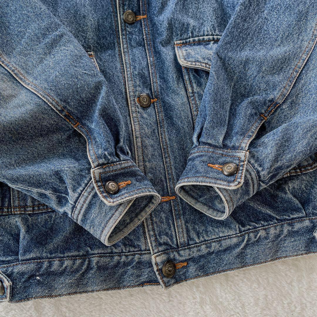 vintage オーバーデニムブルゾンジャケット ドリズラーボックス型 アメカジ