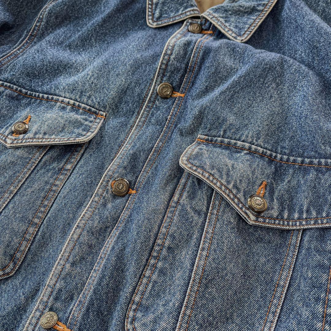 vintage オーバーデニムブルゾンジャケット ドリズラーボックス型 アメカジ