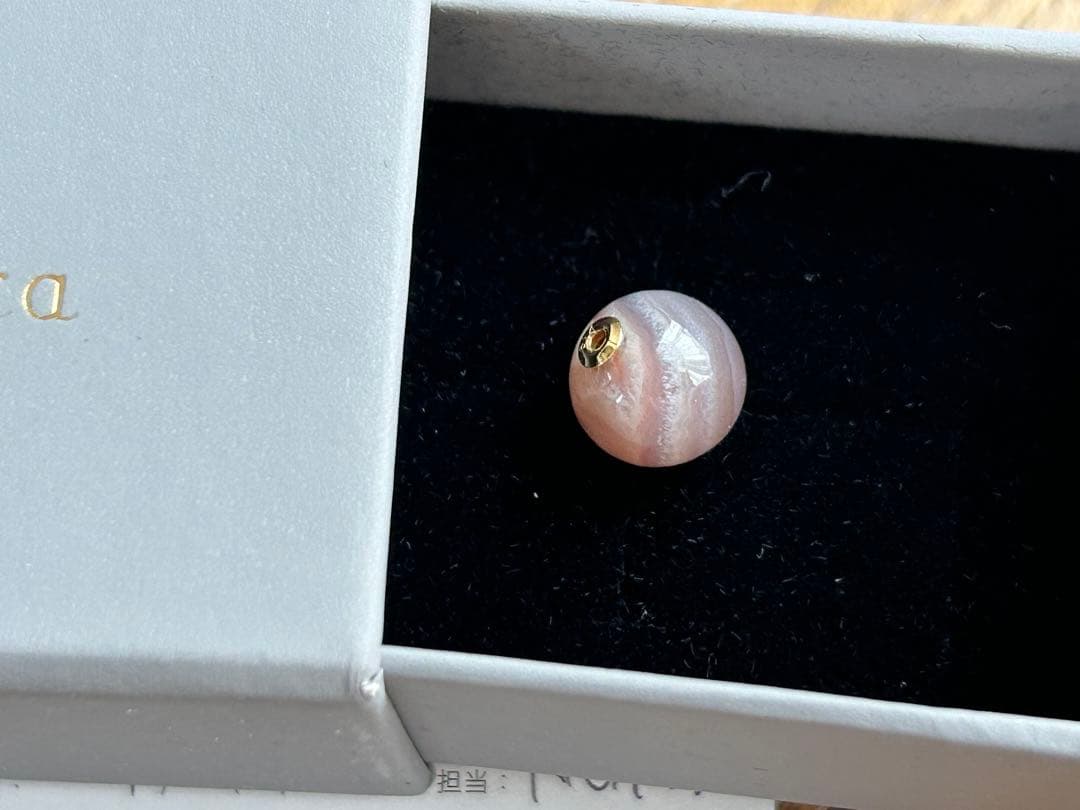 ヒロタカ hirotaka ボツワナアゲート　　　スピア ピアス専用