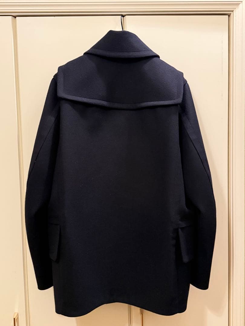 p*0様 24AW Sacai Wool Melton Jacket ダッフルP