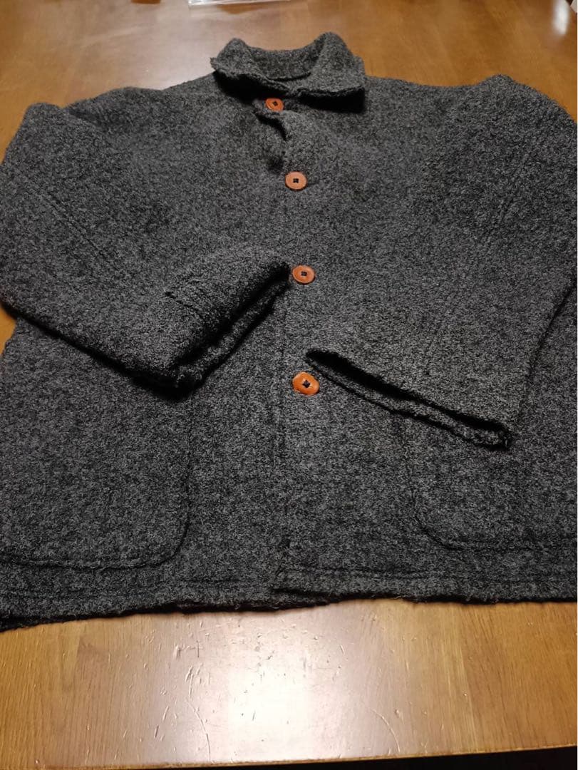 45rpmグレー ウール混 テーラードジャケット