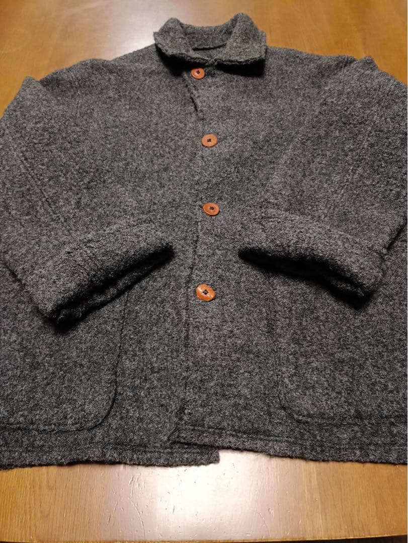 45rpmグレー ウール混 テーラードジャケット