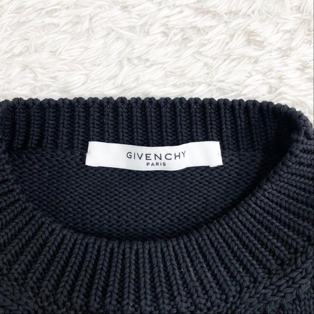 極美品！GIVENCHY クルーネックニット 4Gロゴ ヴィンテージデザイン L