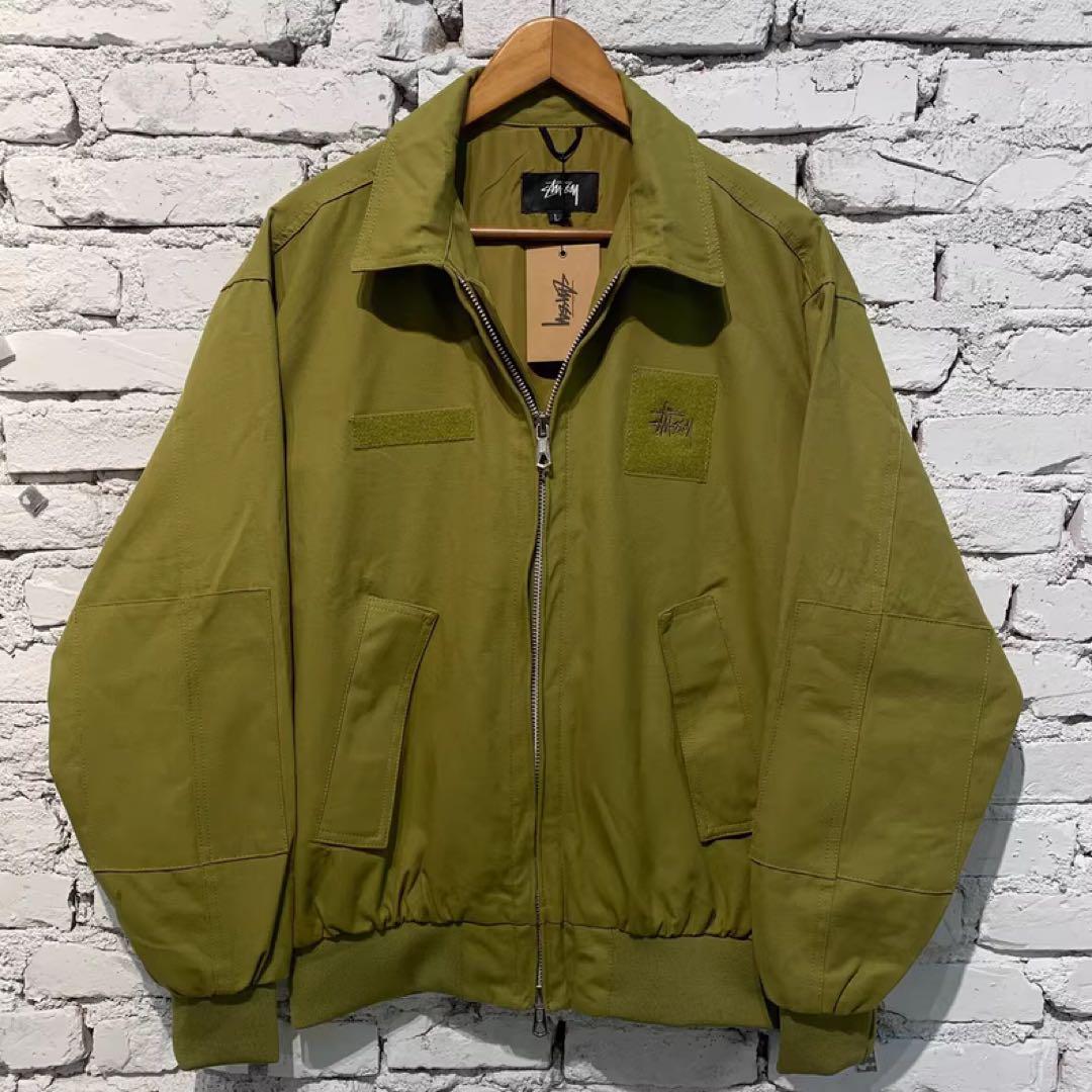 ジャケット・アウター STUSSY FLIGHT BOMBER yellow Size L