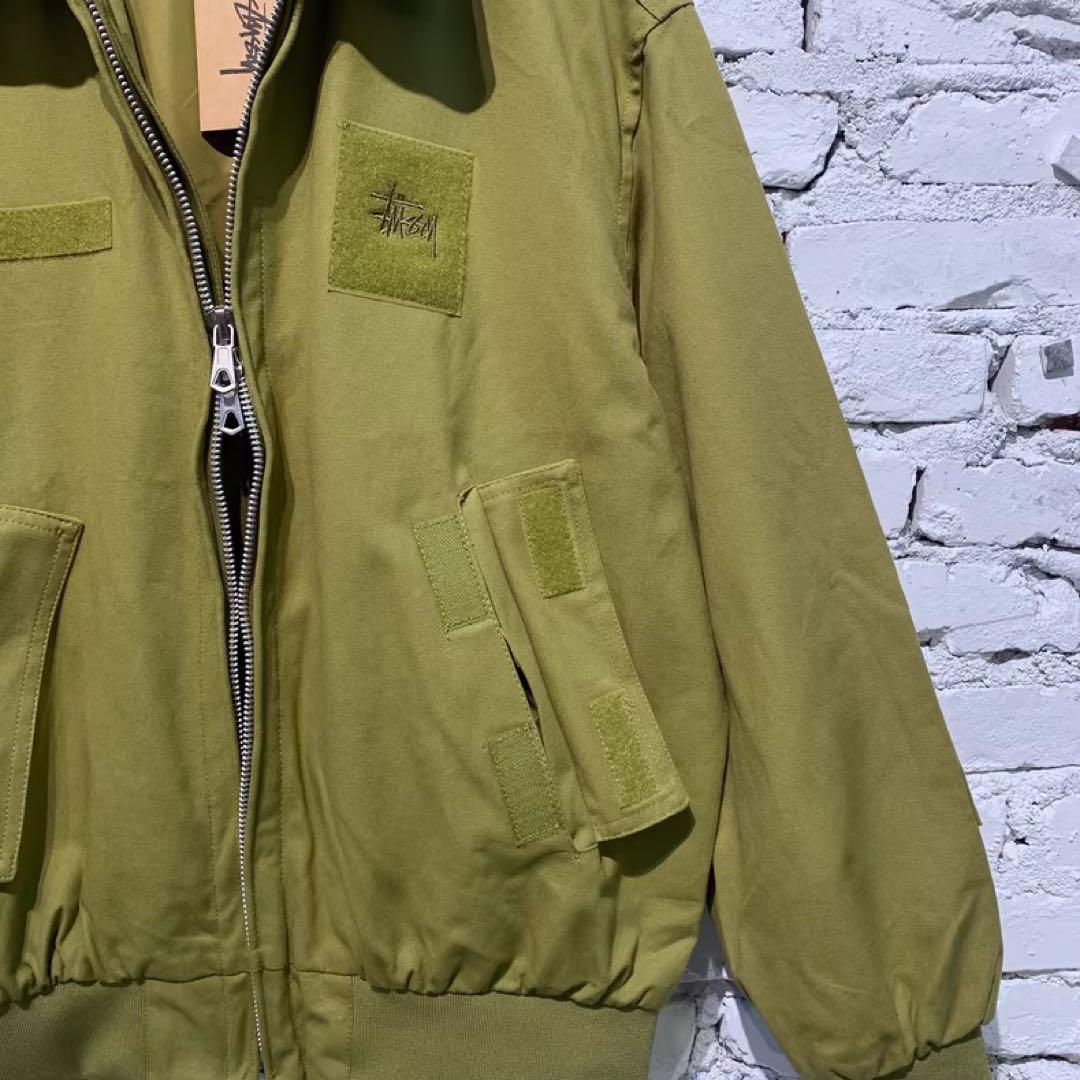 ジャケット・アウター STUSSY FLIGHT BOMBER yellow Size L