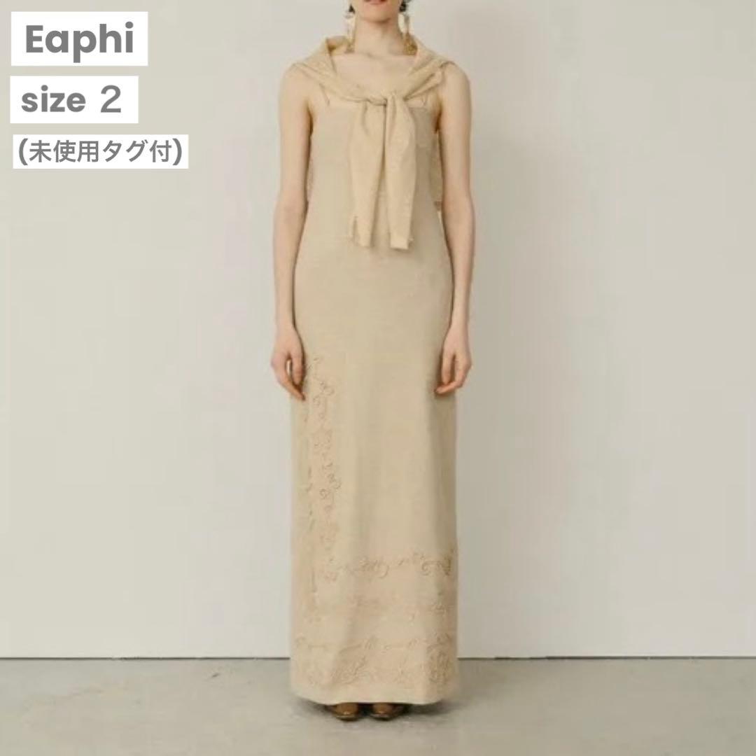 〖Eaphi〗EMBROIDERY LINEN LIKE ONEPIECE┋２