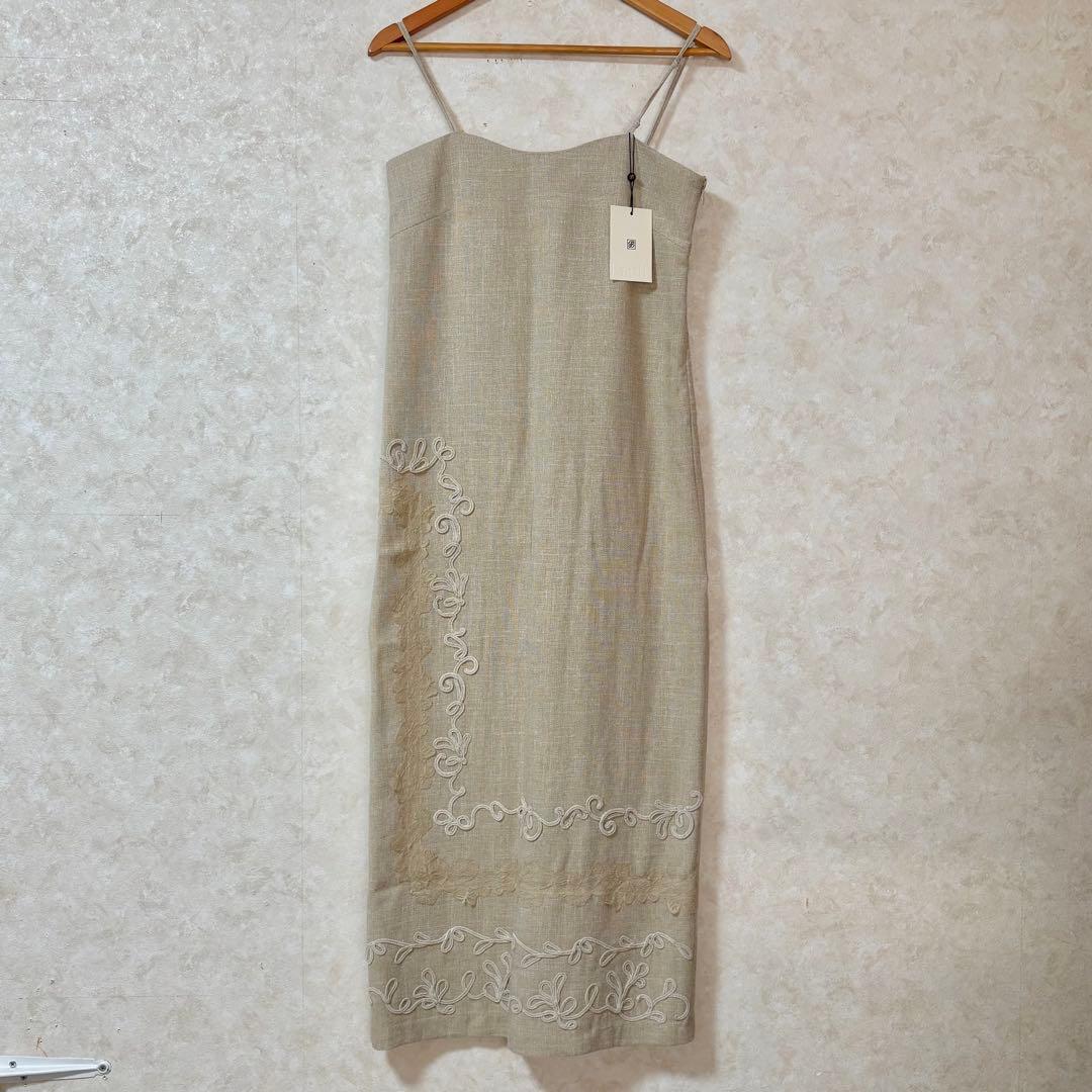 〖Eaphi〗EMBROIDERY LINEN LIKE ONEPIECE┋２