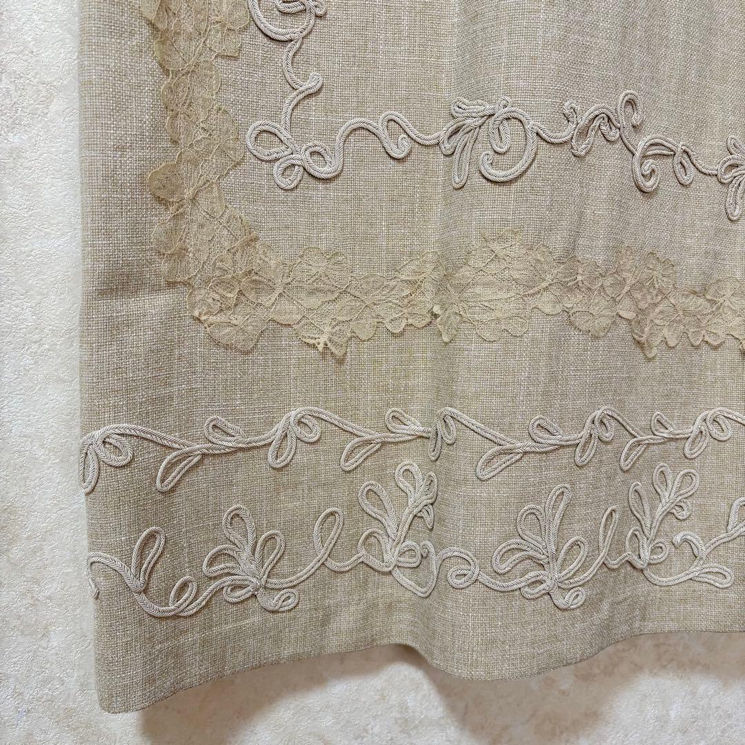 〖Eaphi〗EMBROIDERY LINEN LIKE ONEPIECE┋２