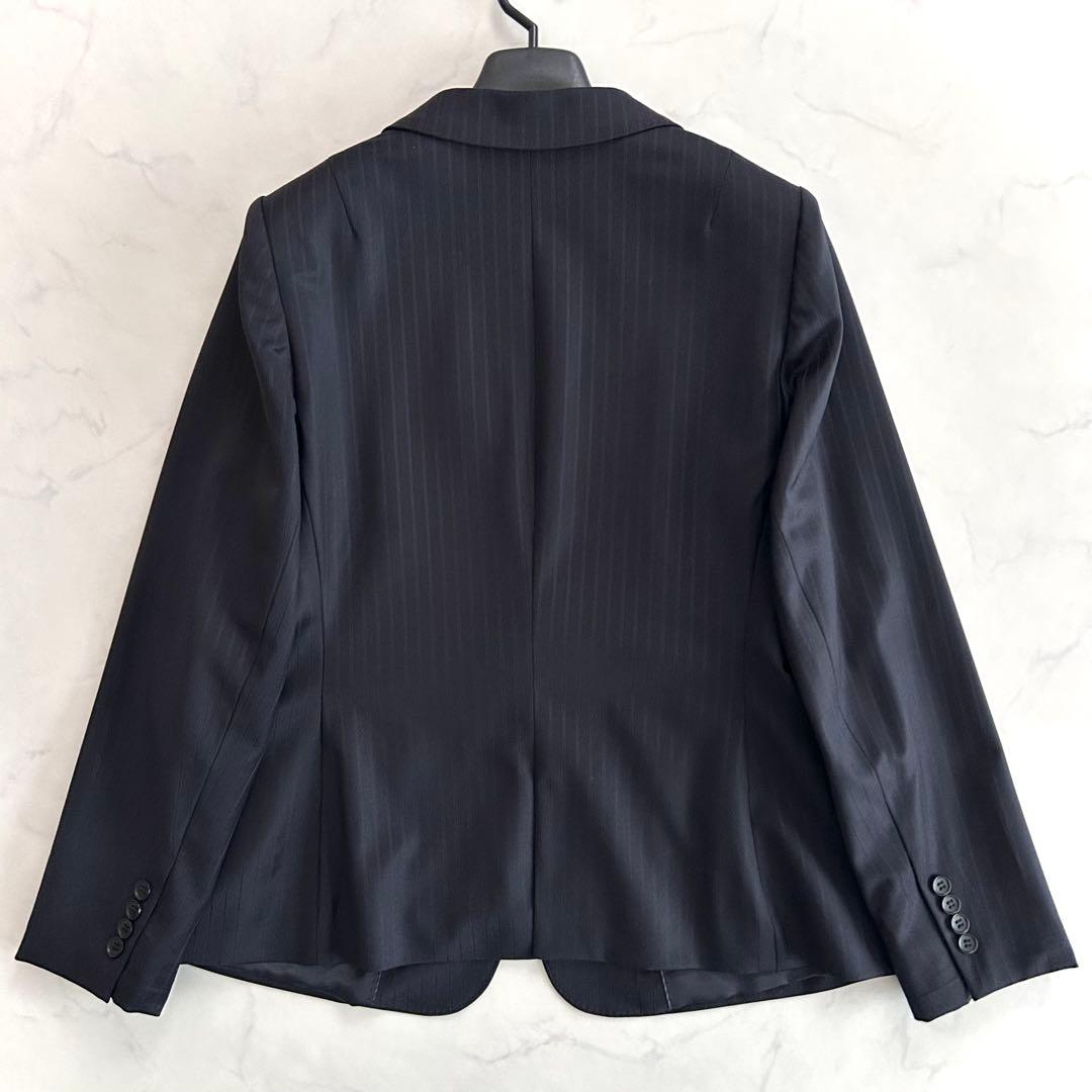 美品 23区 テーラードジャケット 大きいサイズ 50 濃紺 ネイビー 1B