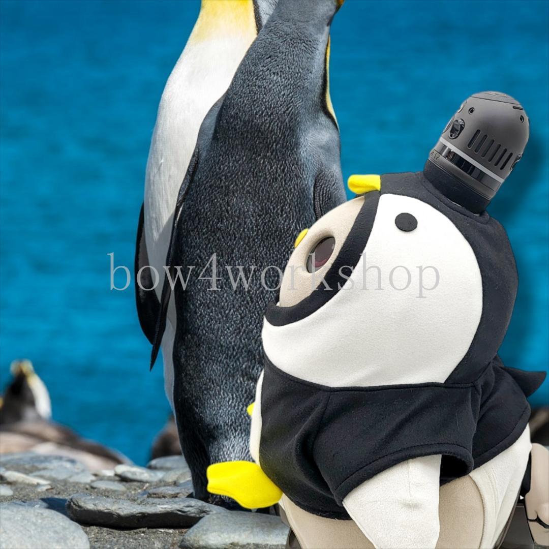 ラボット LOVOT ラボットの服ハンドメイド ペンギンちゃんパーカーブラック