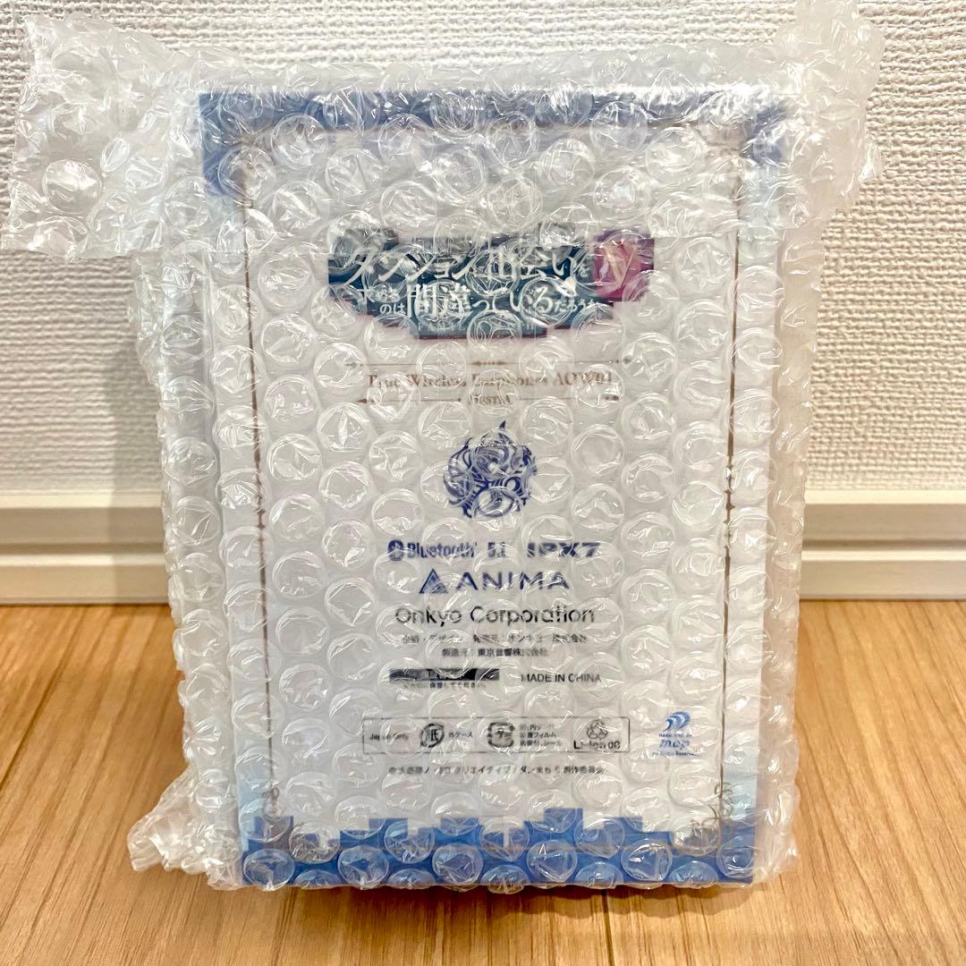 【新品】ダンまち ヘスティア モデル ONKYO ワイヤレスイヤホン 水瀬いのり