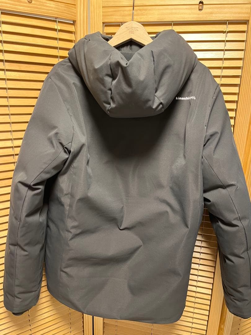 木梨サイクル　マウンテンダウンジャケット　チャコールMサイズ