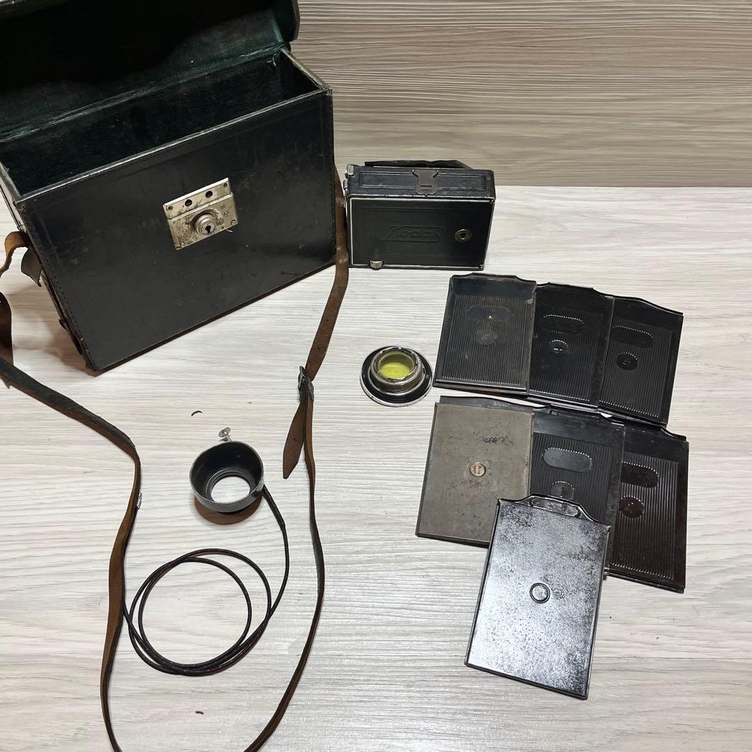 メ*】様 アンティーク　木製カメラ