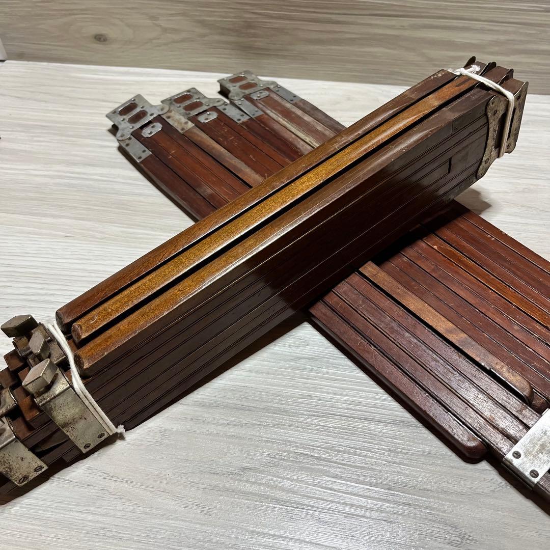 メ*】様 アンティーク　木製カメラ