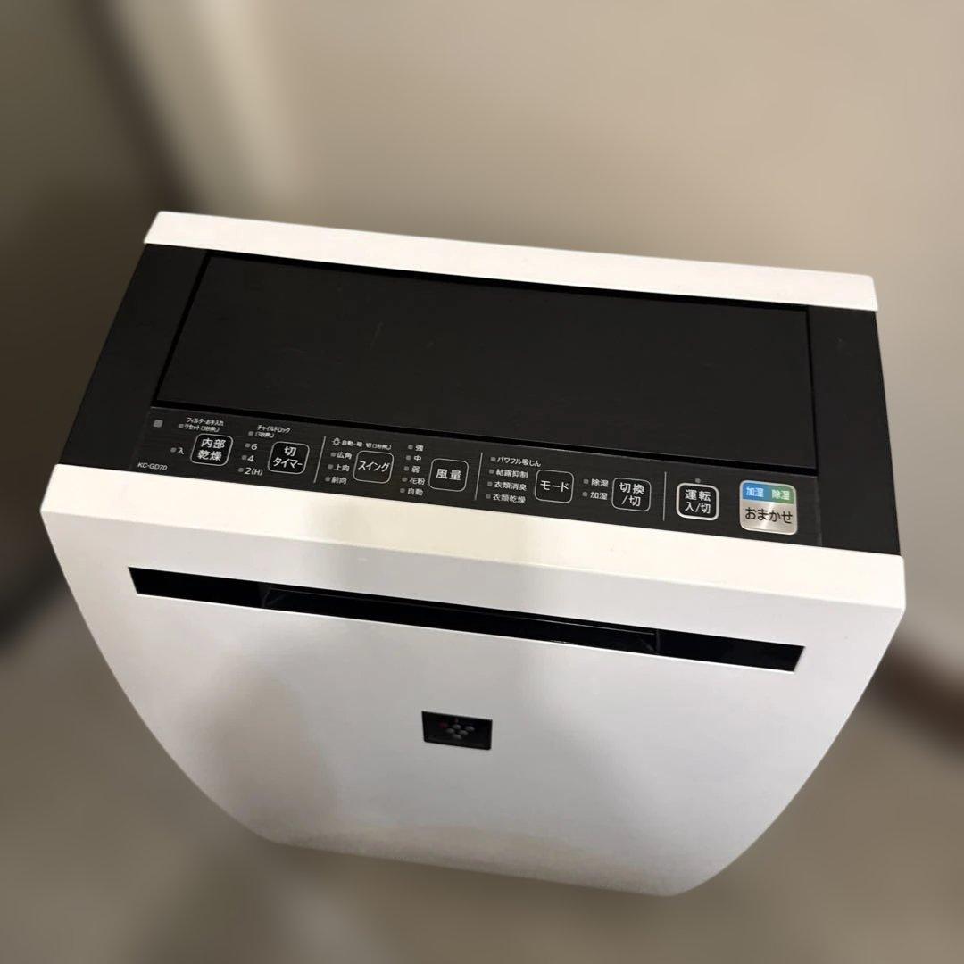 SHARP KC-GD70-W 除加湿空気清浄機 除湿 加湿2016年製