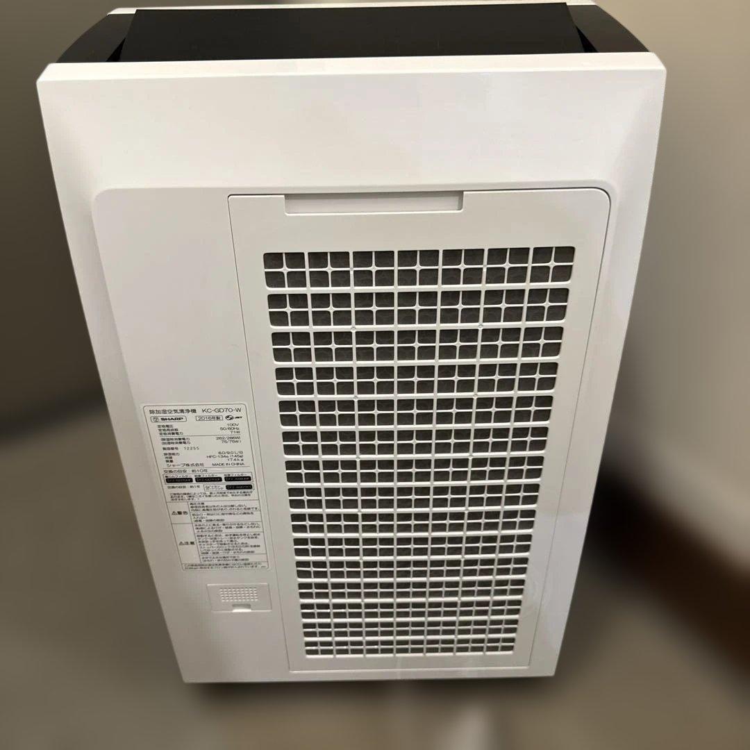 SHARP KC-GD70-W 除加湿空気清浄機 除湿 加湿2016年製
