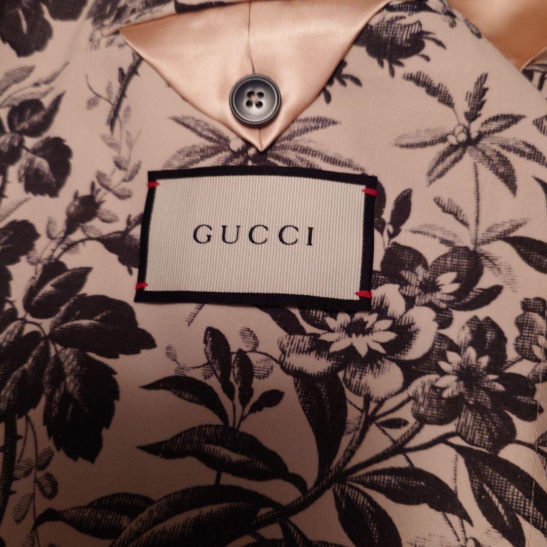 GUCCI.グッチ.花柄テーラードジャケット.