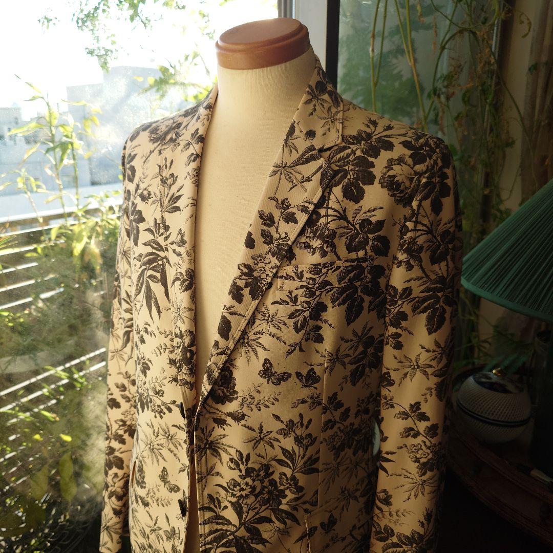 GUCCI.グッチ.花柄テーラードジャケット.