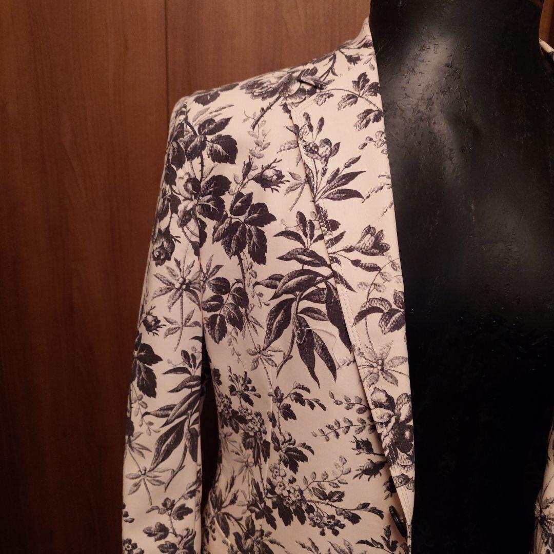 GUCCI.グッチ.花柄テーラードジャケット.
