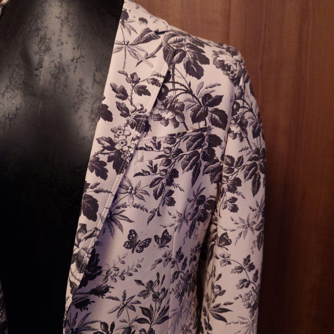 GUCCI.グッチ.花柄テーラードジャケット.