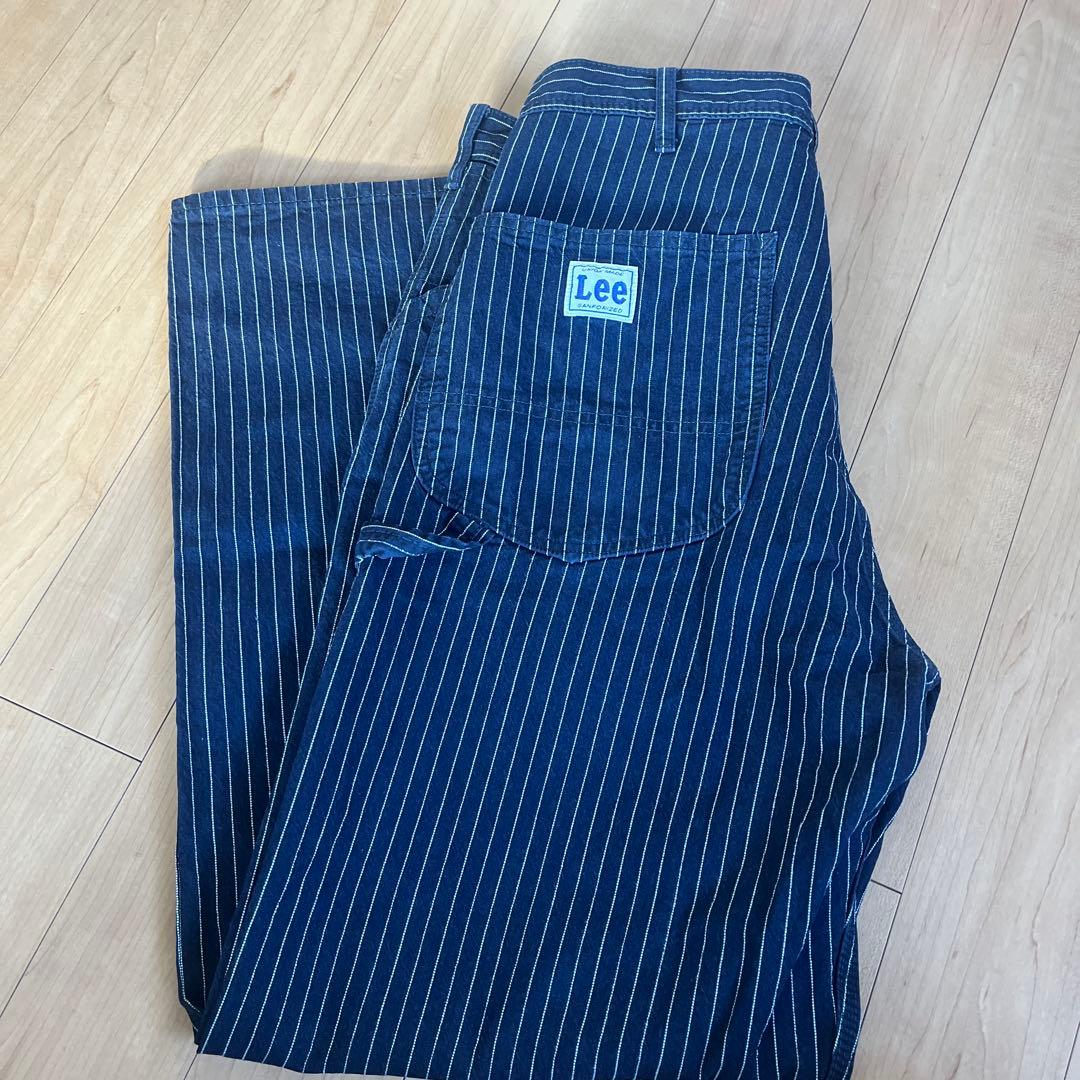 こうじLee イージーペインターパンツ　リー　ストライプ　サイズL
