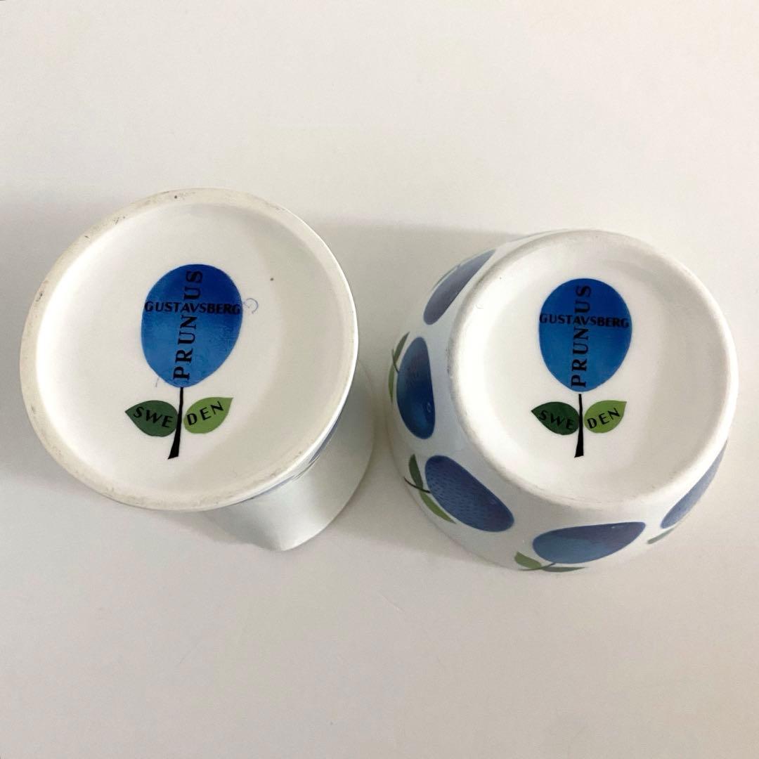 グスタフスベリ プルーヌス バターケース クリーマー シュガーボウル 3点セット