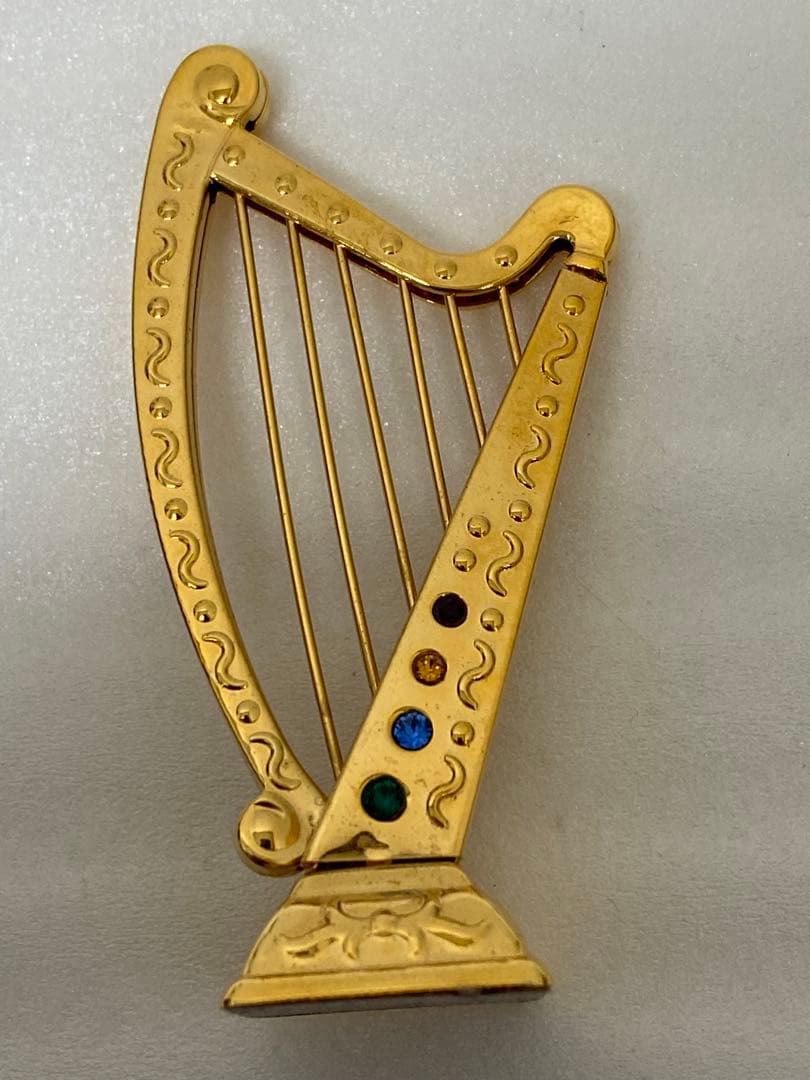 3-2673 スワロフスキー　ミニチュアハイヒール・楽器5点セット