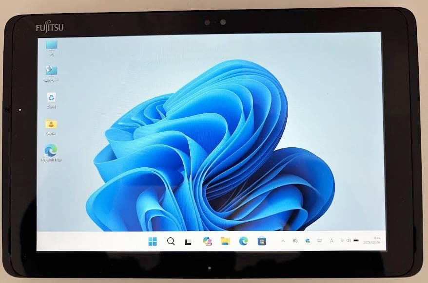 【動作良好】Win11 富士通タブレット10.1型 ★寝室・旅先