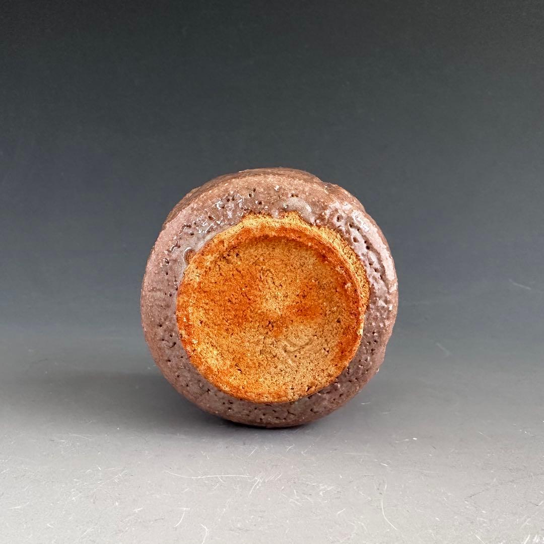 酒器　彫唐津　ぐい呑み　酒盃　唐津　中里重利　共箱　陶芸　懐石料理　日本の器